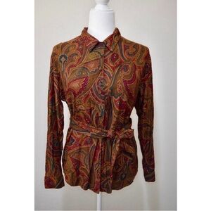 Paisley Print Women's Top